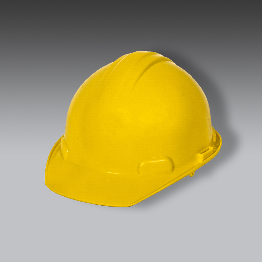 cascos para la seguridad industrial amarillo tipo cachucha dielectrico con suspension textil de 6 puntos modelo ww 2007amk marca jyrsa
